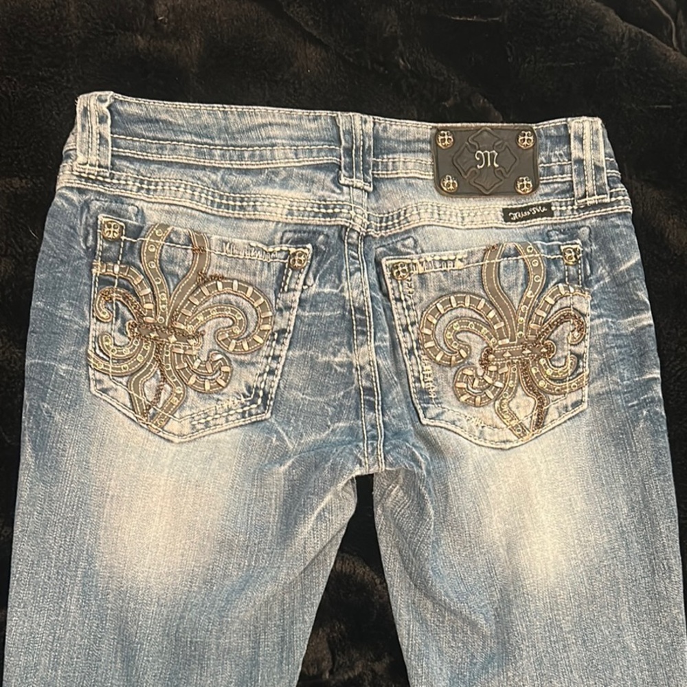 Miss Me Women's Blue Embellished Jeans